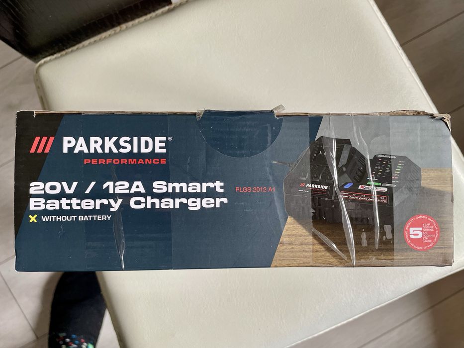 Smart зарядно-Parkside 20V/12A(5 год  Гаранция)