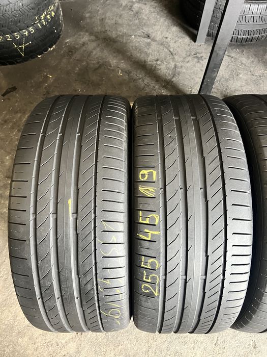 4 anvelope vara 255/45/19 , Continental !