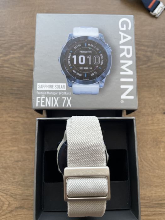 Garmin Fenix 7X  Sapphire  Mineral Blue Titanium Edition