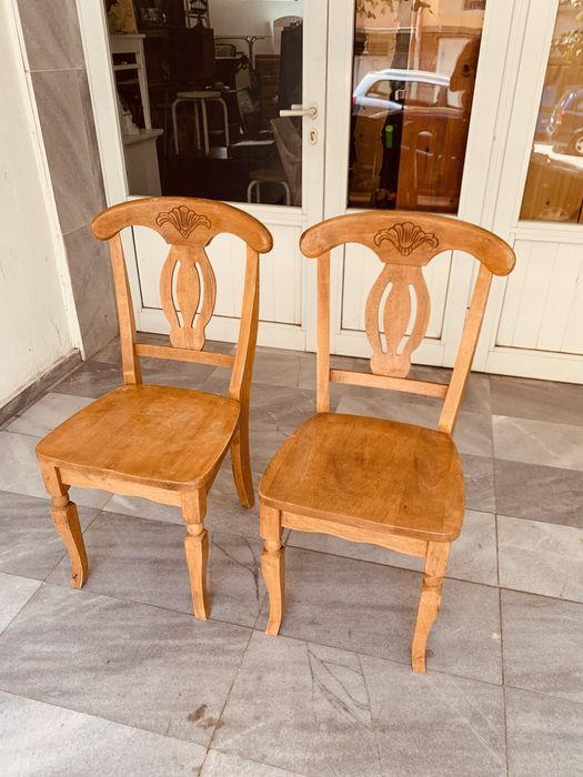 Винтидж трапезни чифт столове