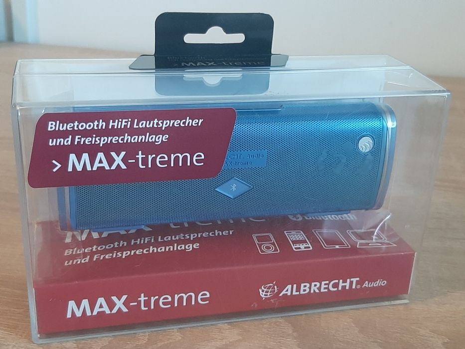 Boxă Bluetooth Albrecht MAX-treme – Sigilată, carcasă metal, NOU