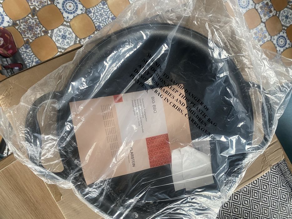 Чугунен грил-тиган Klarstein-нов