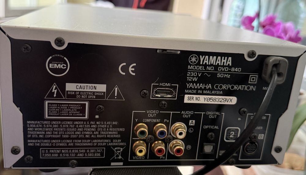 DVD Player Yamaha model DVD-840
