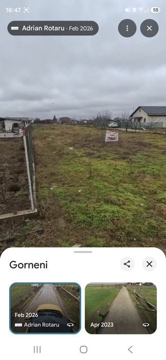Teren intravilan de vânzare – 2.505 mp – Gorneni, jud. Giurgiu