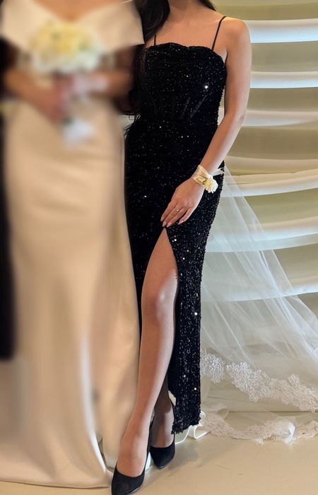 Платье вечернее черное