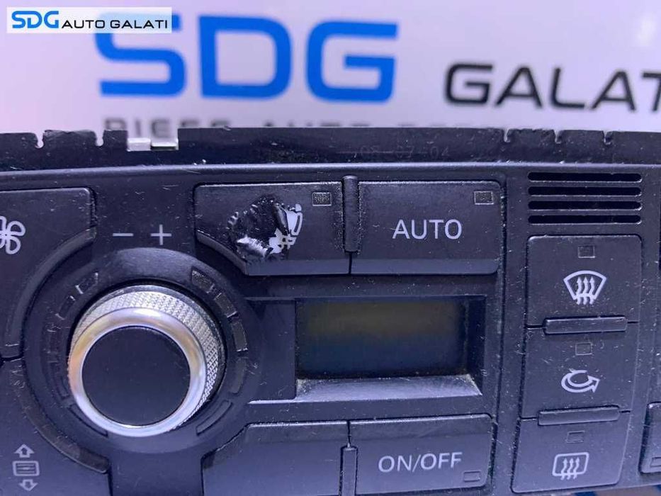 Panou Comanda AC Clima Climatronic cu Scaune Incalzire Audi A8 D3 2002 - 2009 Cod 4E0820043A 4E0820043D