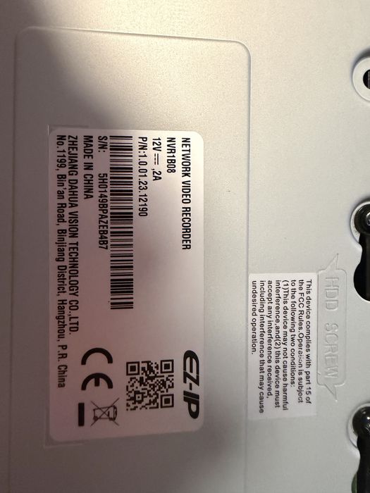 NVR ezip Dahua NV1B08