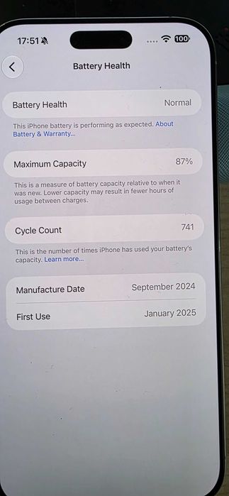 Vand telefon Iphone 16 Pro Max