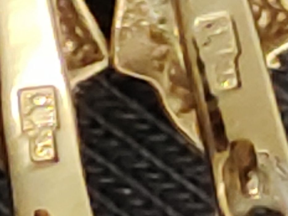 Золотые серьги  "Принцесса"