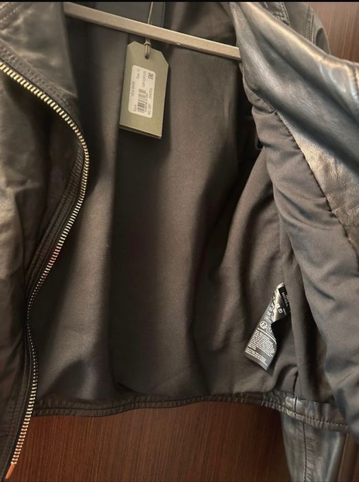 Geaca din piele Allsaints noua cu eticheta
