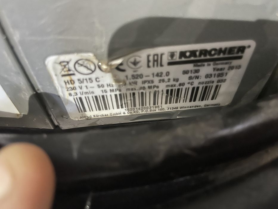 Karcher HD 5/15 C in stare 9/10 !!!  NU Bosch , Makita , Stihl  !!!