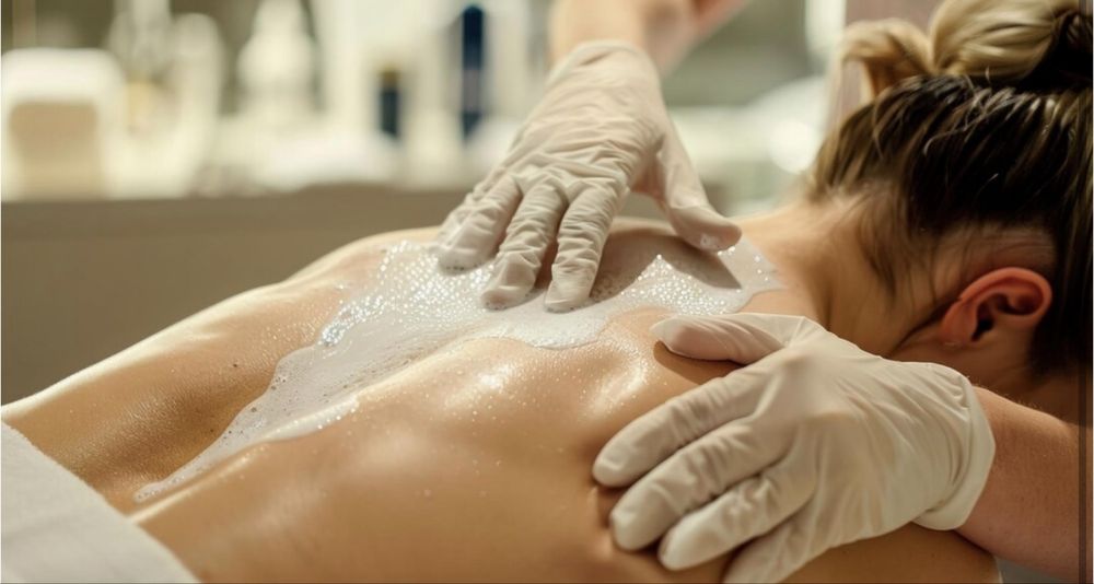 Пилинг помывка скрабирование