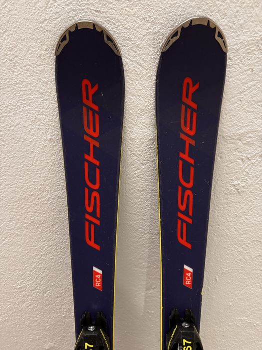 Schiuri COPII 120 cm FISCHER The Curv Pro + FS 7