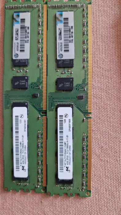 Memorii ram HP 4gb DDR3 1333 MHZ 1 an garantie