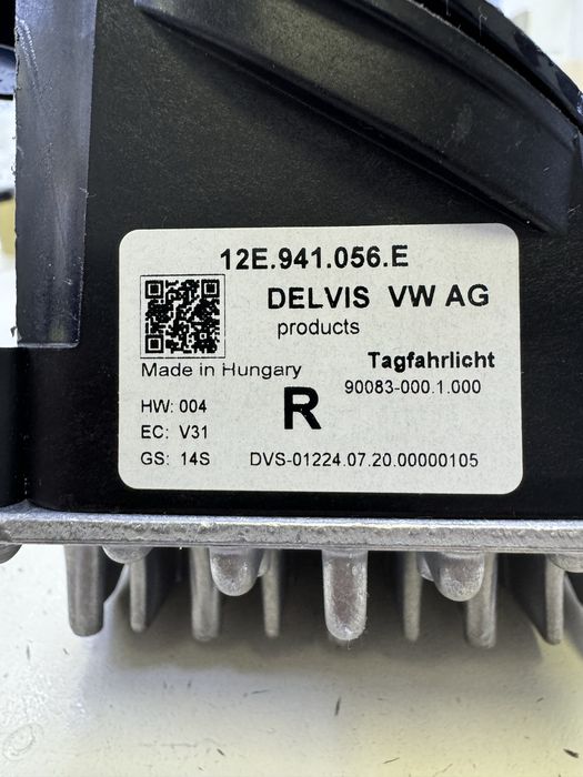 12E941055E, 12E941056E Лед дневни светлини за VW up E -Up Комплект!