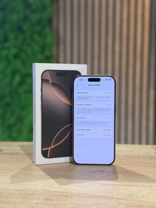 Phone 16 Pro 128Gb Desert/Baterie92%/Garantie 12 luni @atsgsm.ro