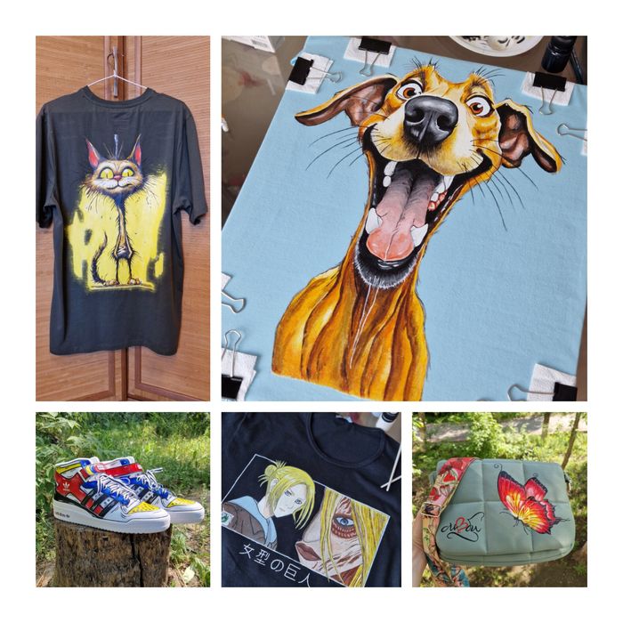 Кастом / роспись одежды, обуви, аксессуаров