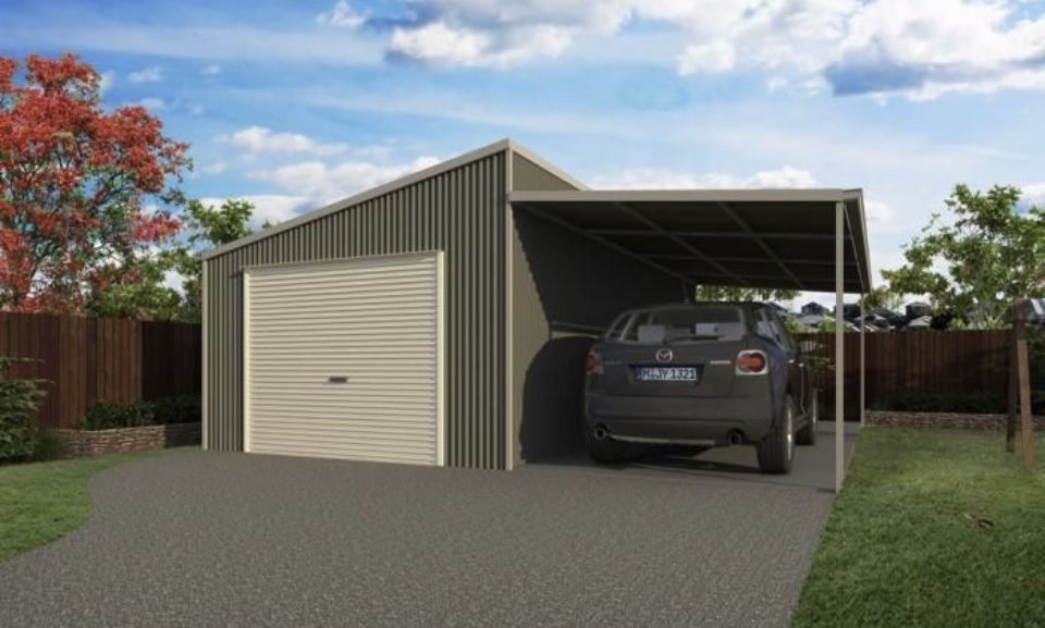 Garaje auto pe structură metalică