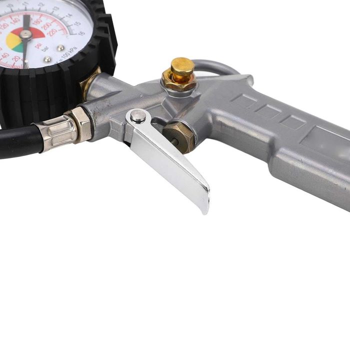 Пистолет с манометър за помпене на гуми - 0/16 Bar.