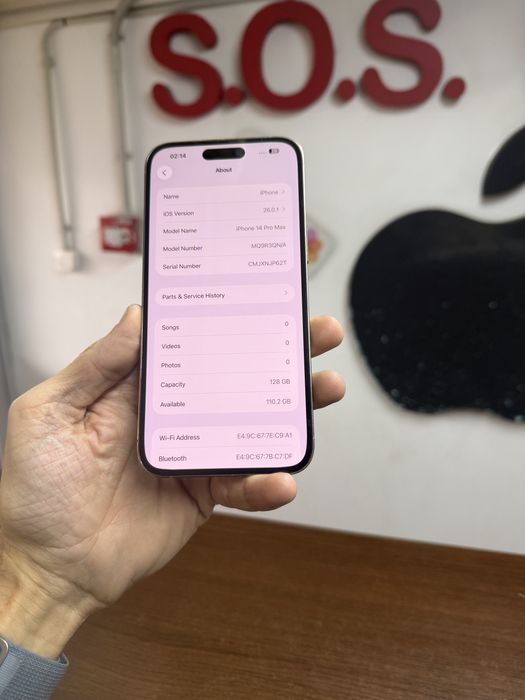 Vand Iphone 14 Pro Max 128Gb Gold