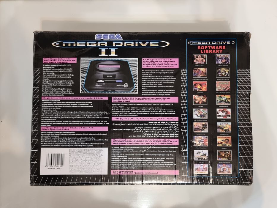 SEGA Mega drive 2 nou, + caseta Mega Evergenesis V3 nou