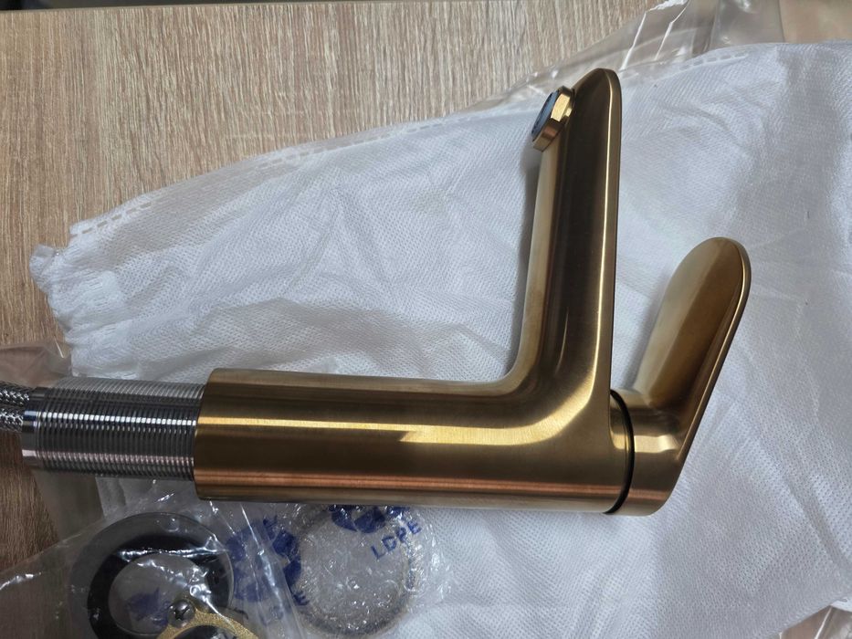 Duravit Wave - Baterie lavoar, bronz periat WA1020002004