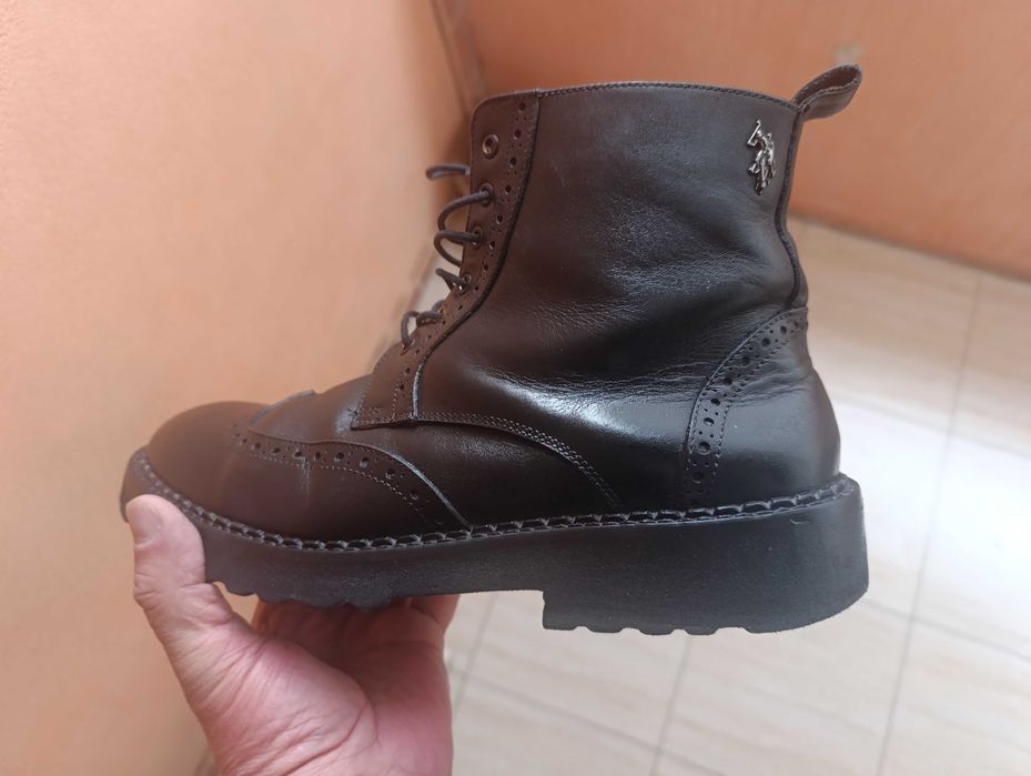 Продам мужские ботинки Polo,кожа,42,недорого