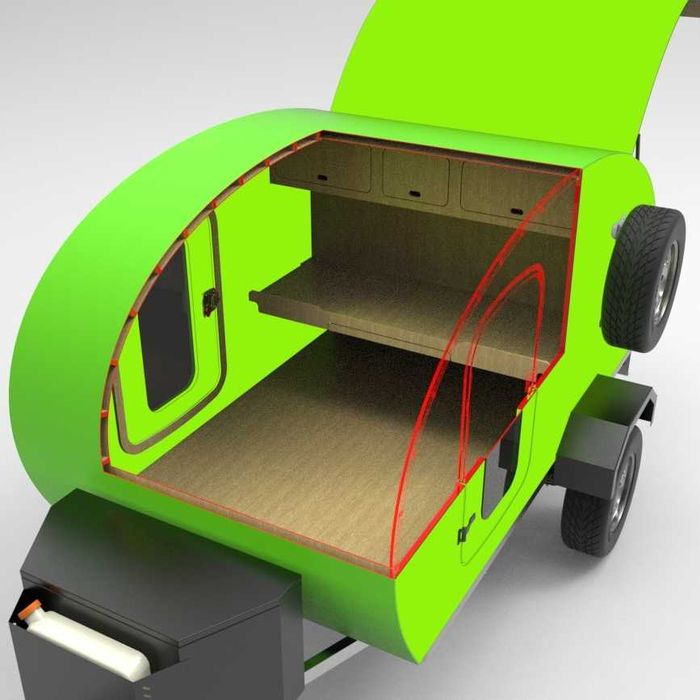 Кемпер "SOVA" v1. Проект, чертежи