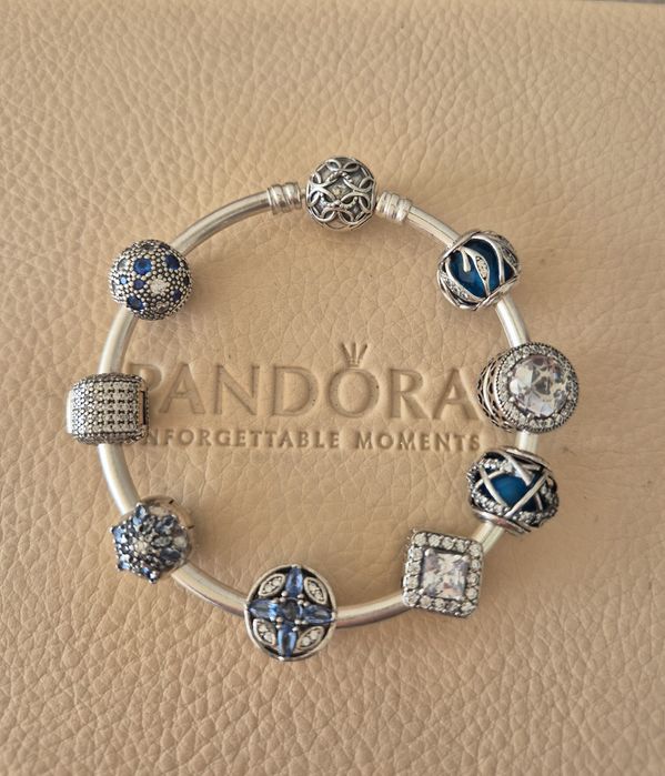 Bratara originala Pandora cu talismane