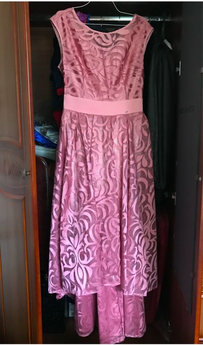 Платье вечернее задний шлейф