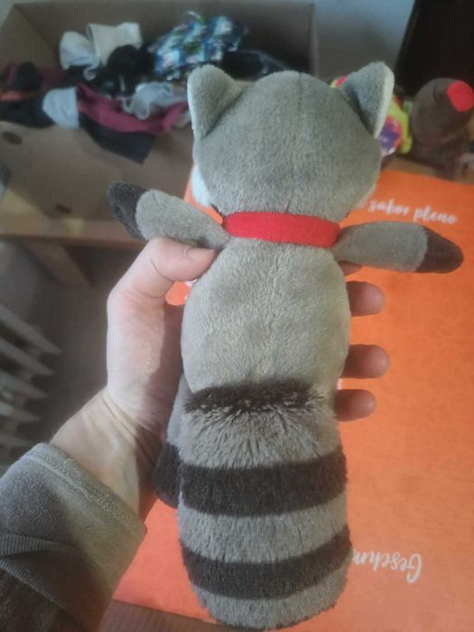 Raton Kinder Ferrero Vintage Soft Toy Plush Collectable with Red Scarf