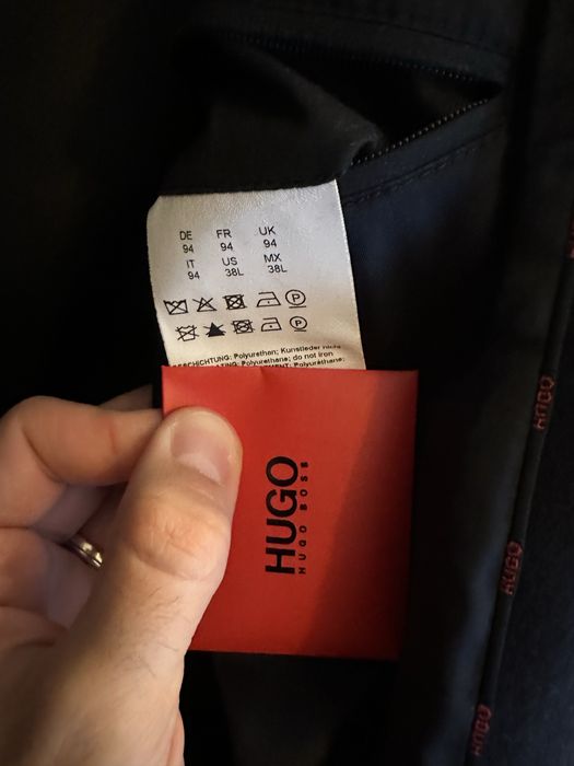 Platon barbati Hugo Boss bleaumarin