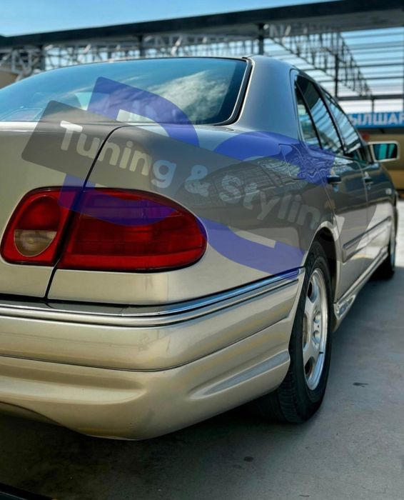 Пороги Передний бампер Мерседес w210