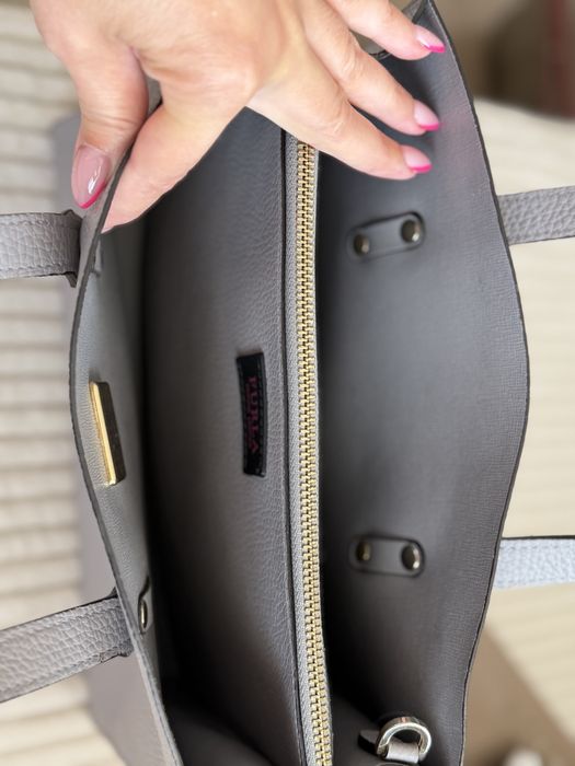 Чанта Furla естесвена кожа