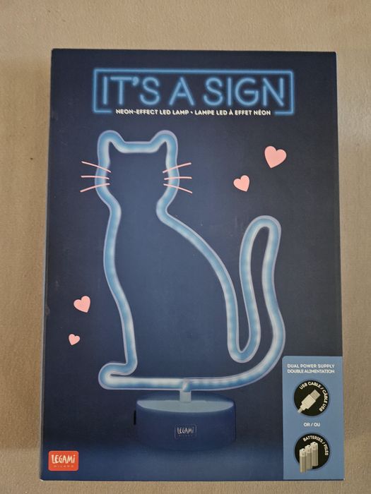 It's a Sign Котка лампа legami