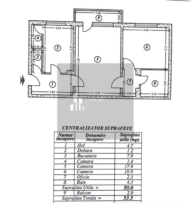 Apartament 2 camere etaj 1/1979 Berceni/Brancoveanu
