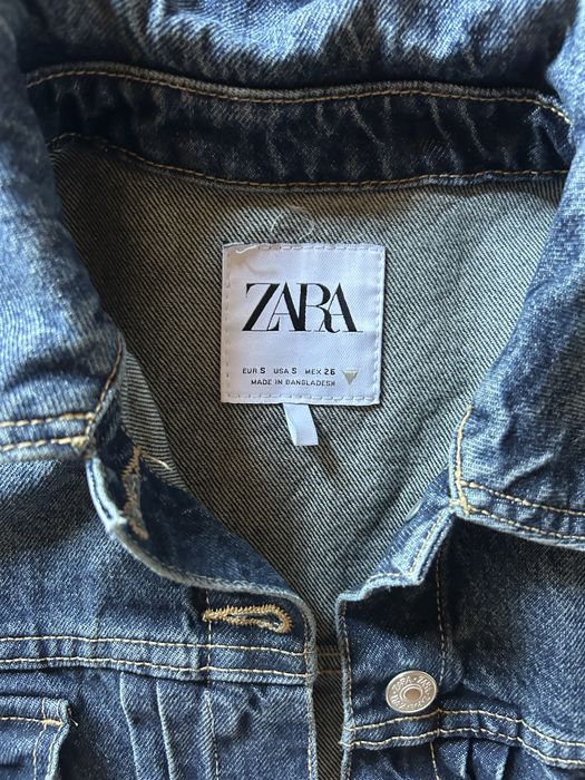 Дънково късо яке ZARA