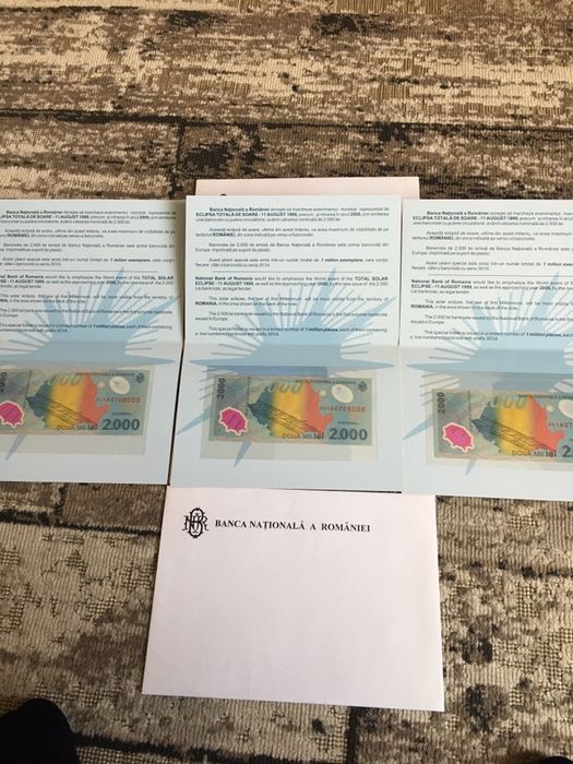 Bancnota 2000 lei eclipsa !