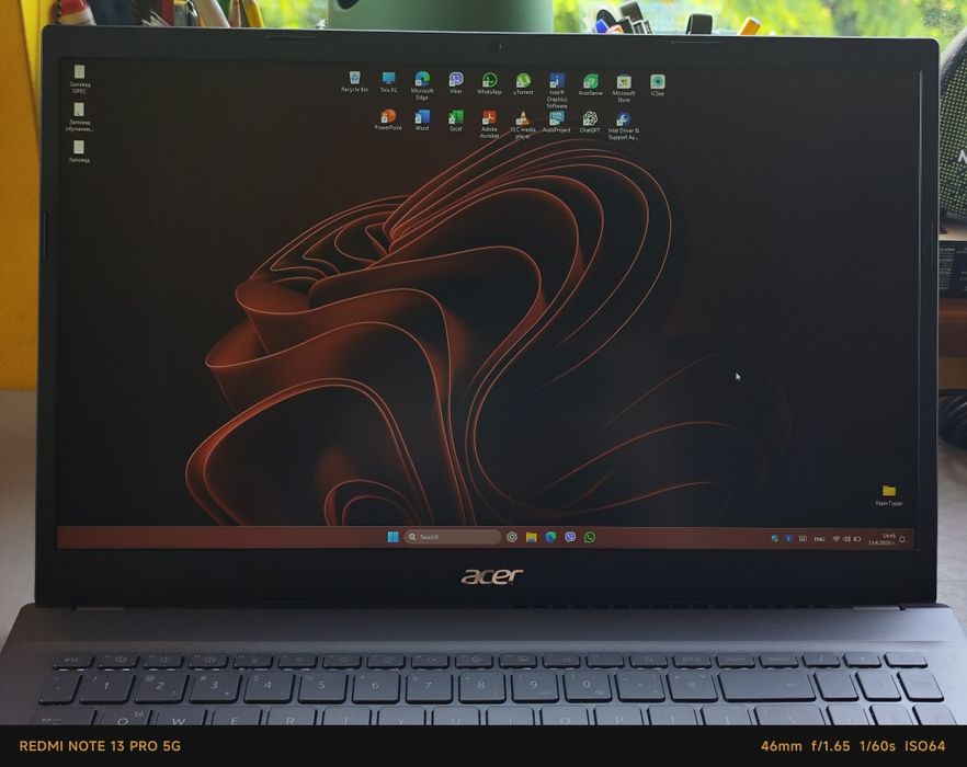 Acer Aspire 5 | i3‑1215U | 8GB RAM | SSD 512GB | Win 11 | Отличен Сив