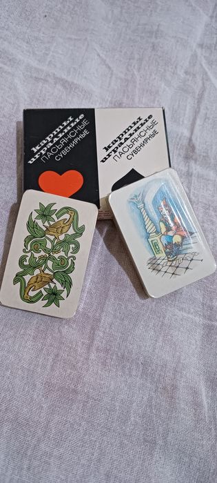 Советские новые сувенирные карты в упаковке