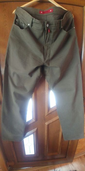 Sacou piele+ pantalon piere cardin si geanta mare voiaj