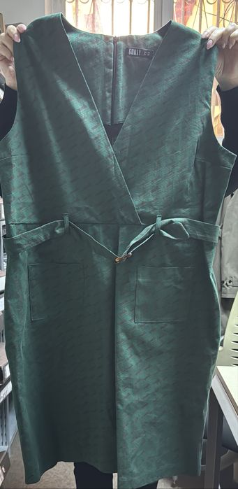 Sarafan verde nou marimea 48 GurayTex