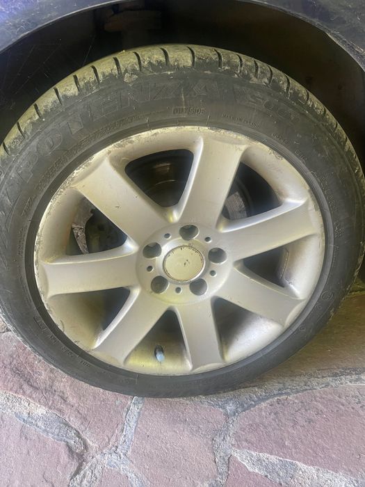 4бр.Джанти/8Jx17 H2 ET20 От BMW  E39  с 4бр.Гуми 17