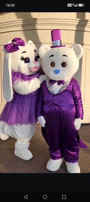 Прокат костюмов Мишки и Зайки