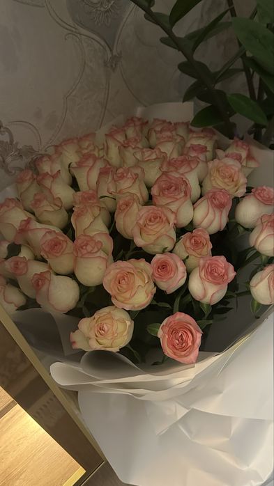 цветы, роза 51 штук