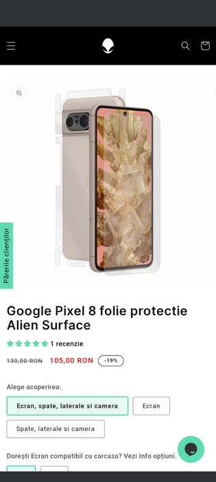 Folie Alien Surface Google Pixel 8