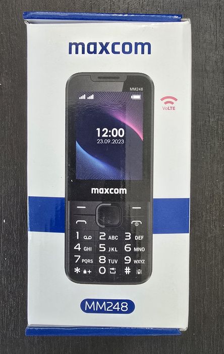 Telefon Mobil Maxcom MM248 4G Dual Sim Black - 2buc  cu cartela prepay