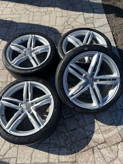 Jante Audi R19 5x112 + Anvelope Continental de vara 255/35/19