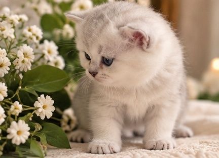Котята британской шиншилы