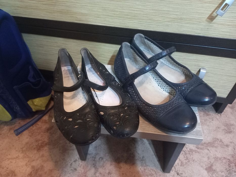 Туфли кожаные на девочку